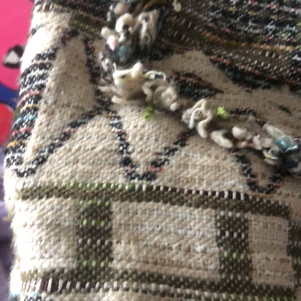 Zara Basic Outerwear Multicolor Boho Aztec Jacqua… - image 3